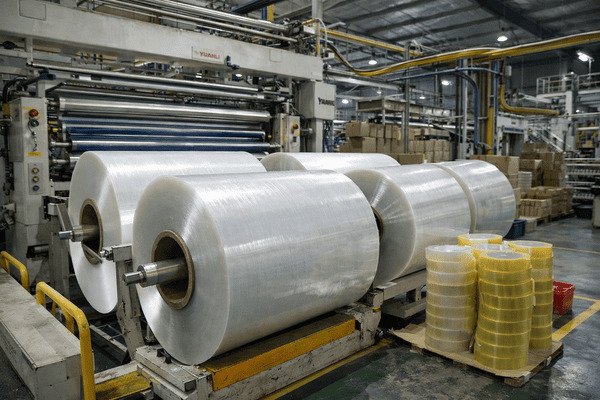 Jumbo rolls of BOPP tape
